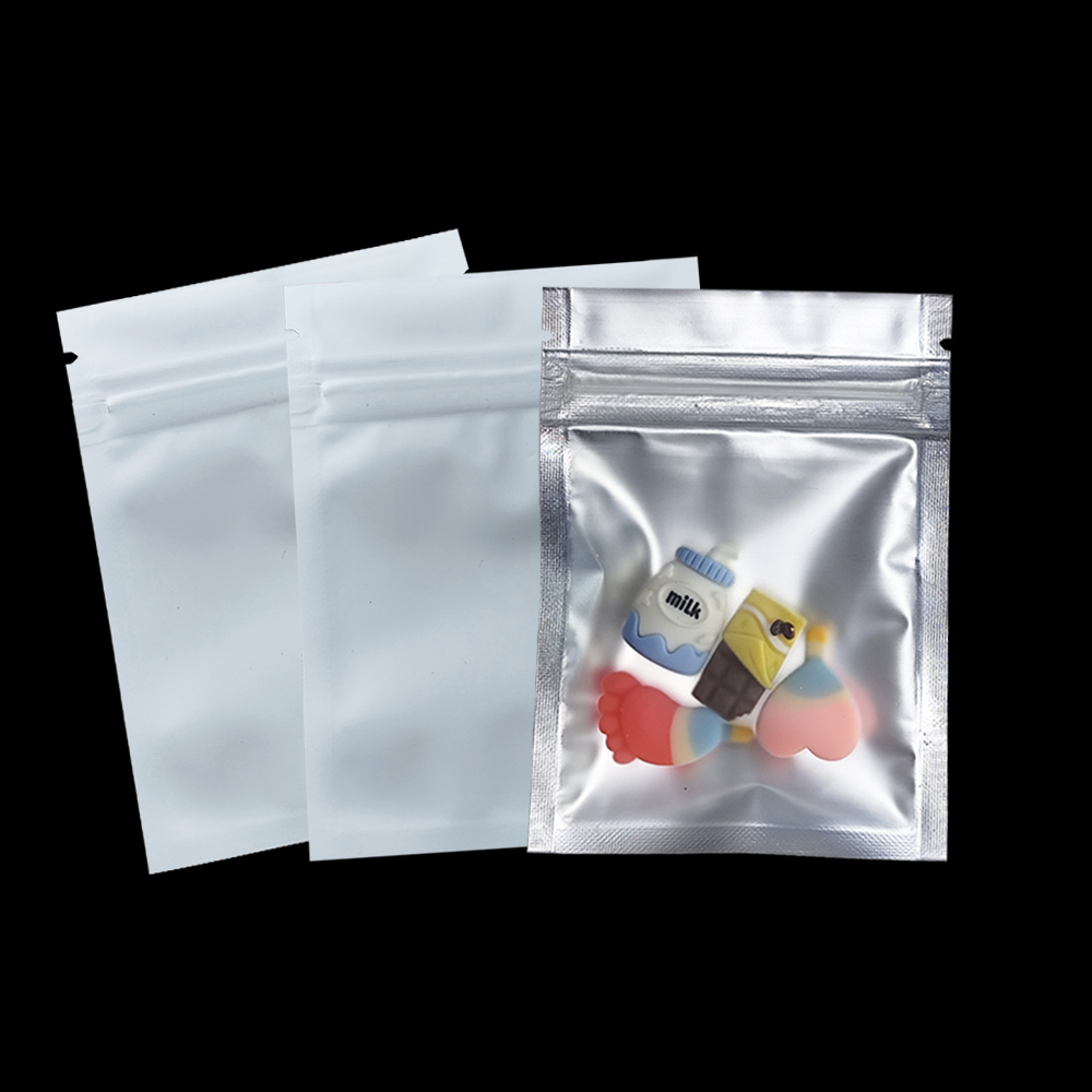 Food Storage Zip Bags - 100 teile/los Matte Klar Zip-Lock Plastiktüte