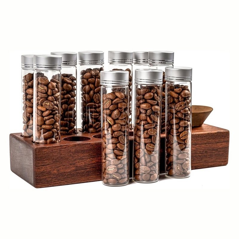 Food Storage Youtube - Einfach zu Montierende Einzeldosis-Kaffeebohnen-Aufbewahrungsröhren Kaffeebohnen-Vorratsbehälter 10