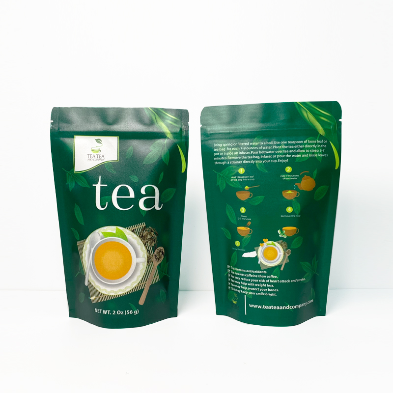 Food Storage Zip Bags - 50 Teile/los Benutzerdefinierte Tee Beutel Lebensmittel