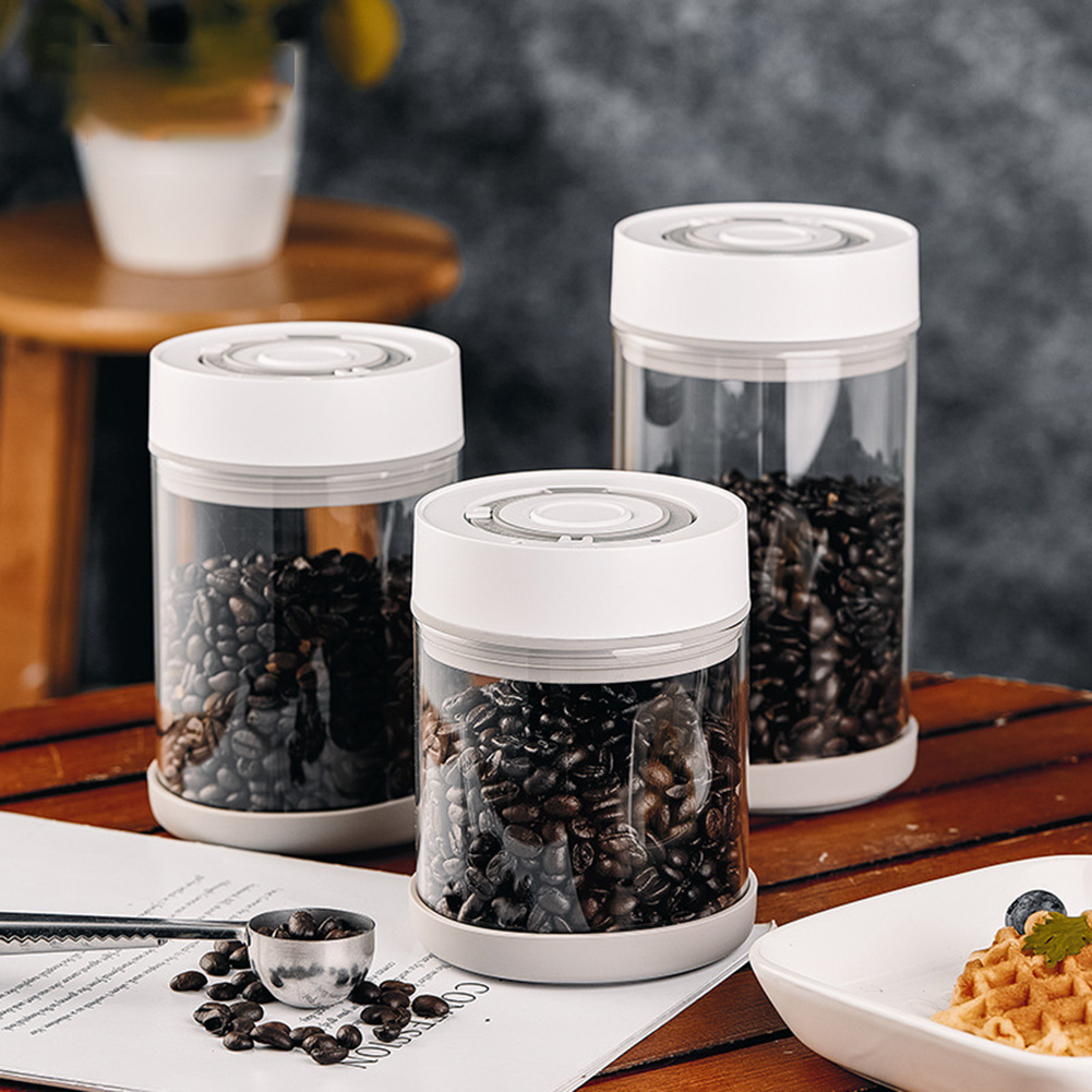 Food Storage Vacuum Containers - Feuchtigkeitsbeständiges Glasglas für Kaffeebohnen in der