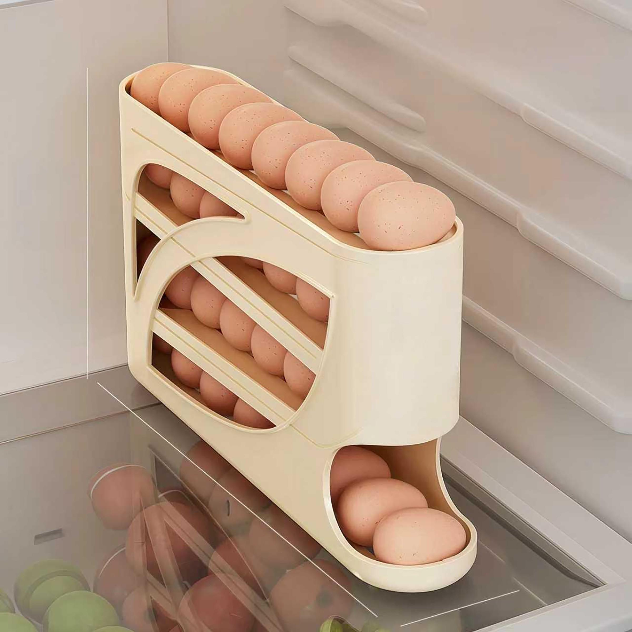 Egg Storage Holder - Rollender Eier-Spender für Kühlschrank - Automatisch