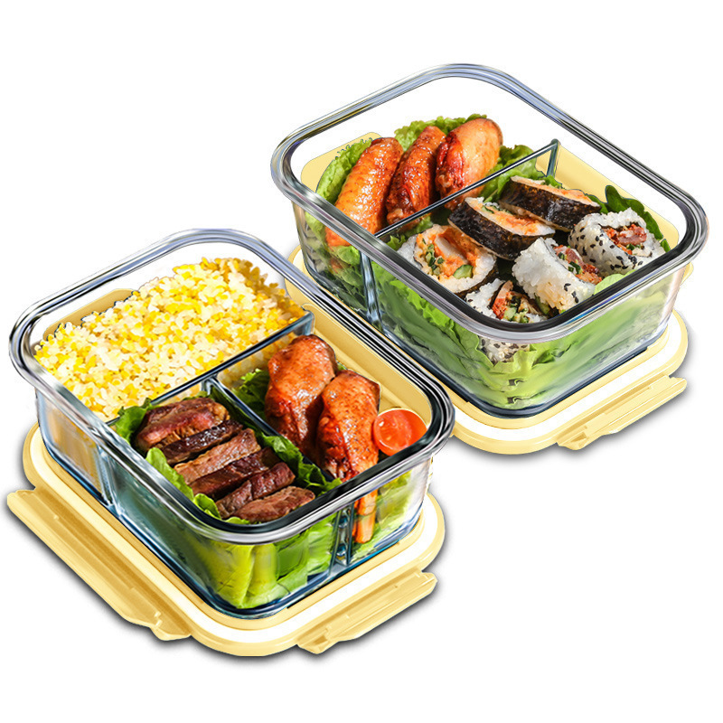 Food Storage Glass Containers - Glas-Frischhaltebox aus hochborosilikathaltigem, hitzebeständigem Glas, speziell