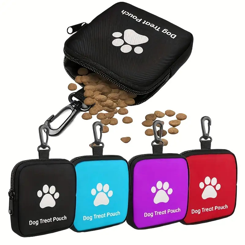Food Storage Zip Bags - Hundetraining-Leckerlitasche, Tragbare Reise-Snacktasche mit Reißverschluss und