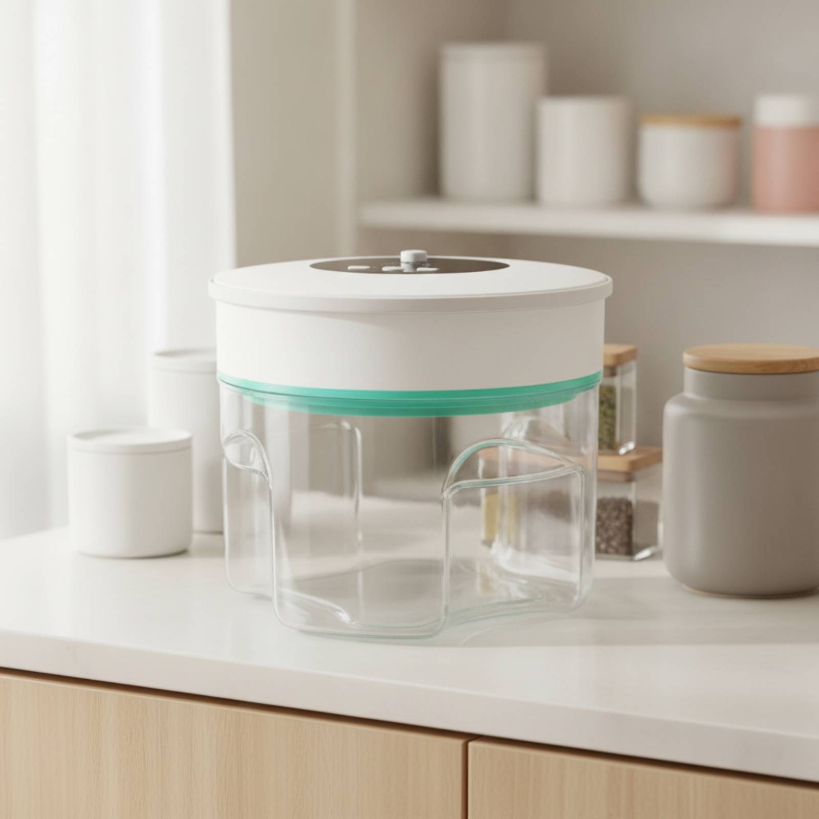Food Storage Vacuum Containers - Vakuum-Aufbewahrungsglas Versiegelter Lebensmittelbehälter mit Vakuumverschluss Luftdichtes