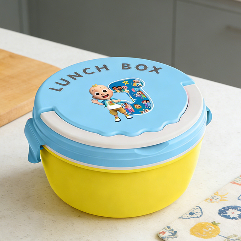 Food Storage Usa - Cocomelon Lunchboxen, tragbare Bento-Mahlzeitbox für Jungen,