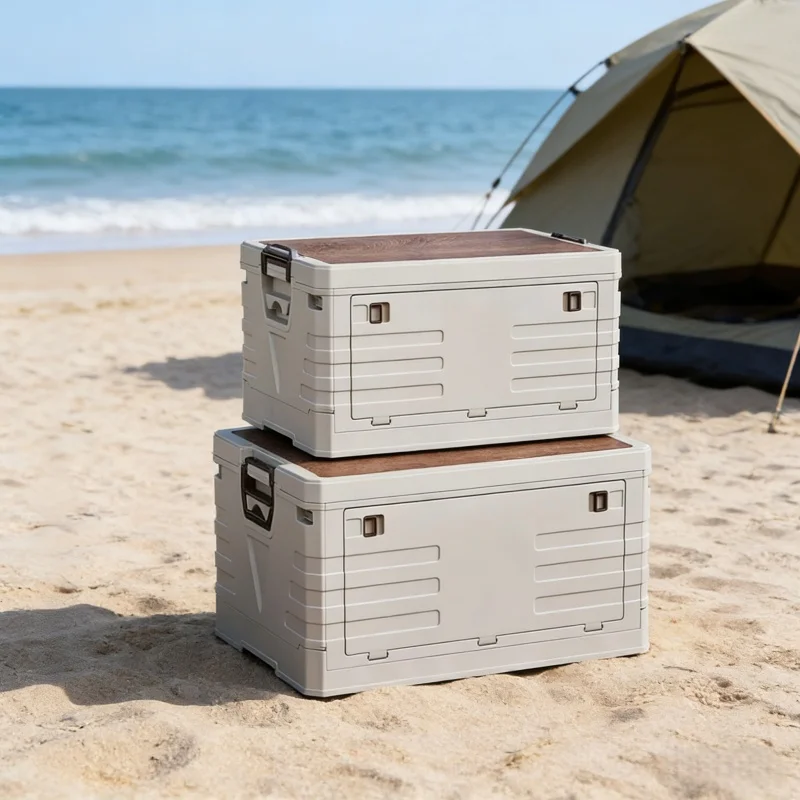 Food Storage On Table - Auto-Aufbewahrungsbox für Outdoor-Camping, Faltbare Aufbewahrungsbox mit