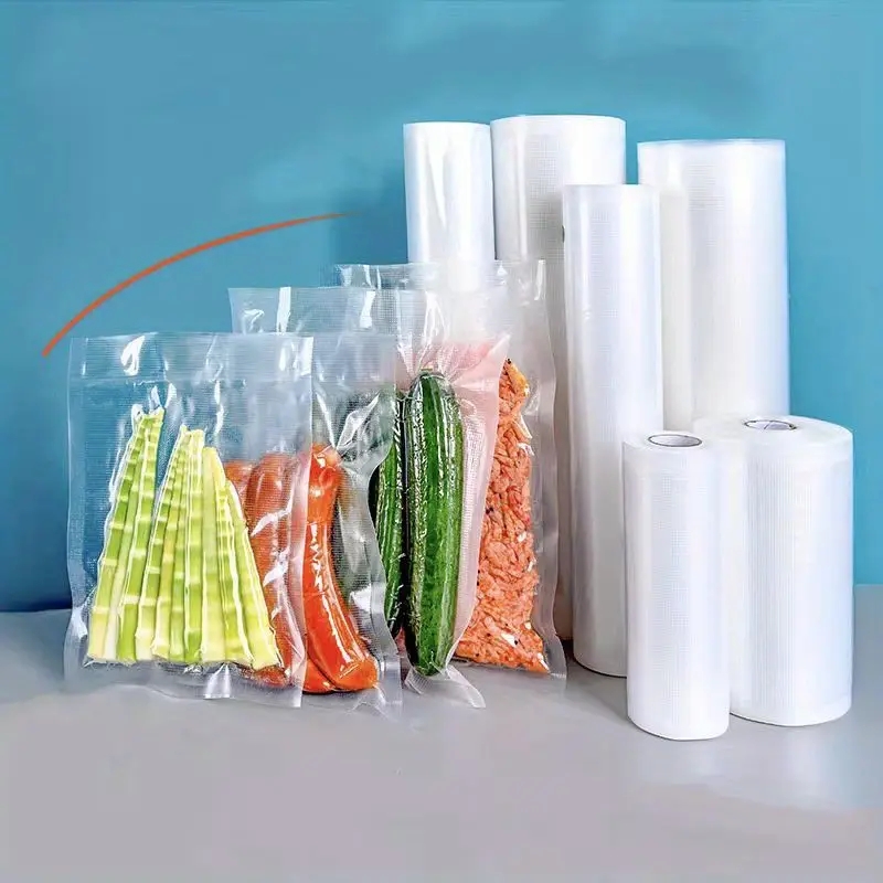 Food Storage Zip Bags - 500 cm/Rollen Lebensmittel-Vakuumbeutel für Sous-Vide-Aufbewahrung, Verpackungsbeutel