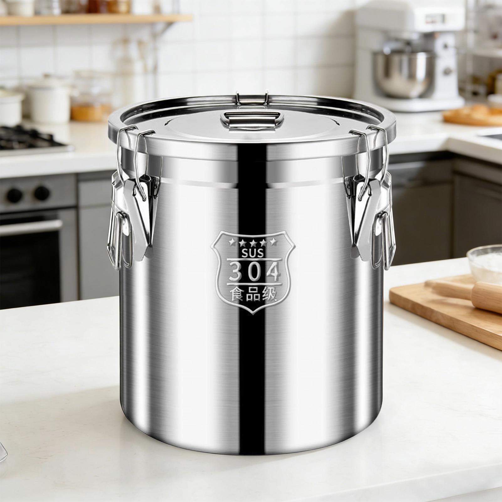 Food Storage Vacuum Containers - Vakuumversiegelter Behälter Kaffeebohnen-Aufbewahrungstank Haushalt 304 Edelstahl