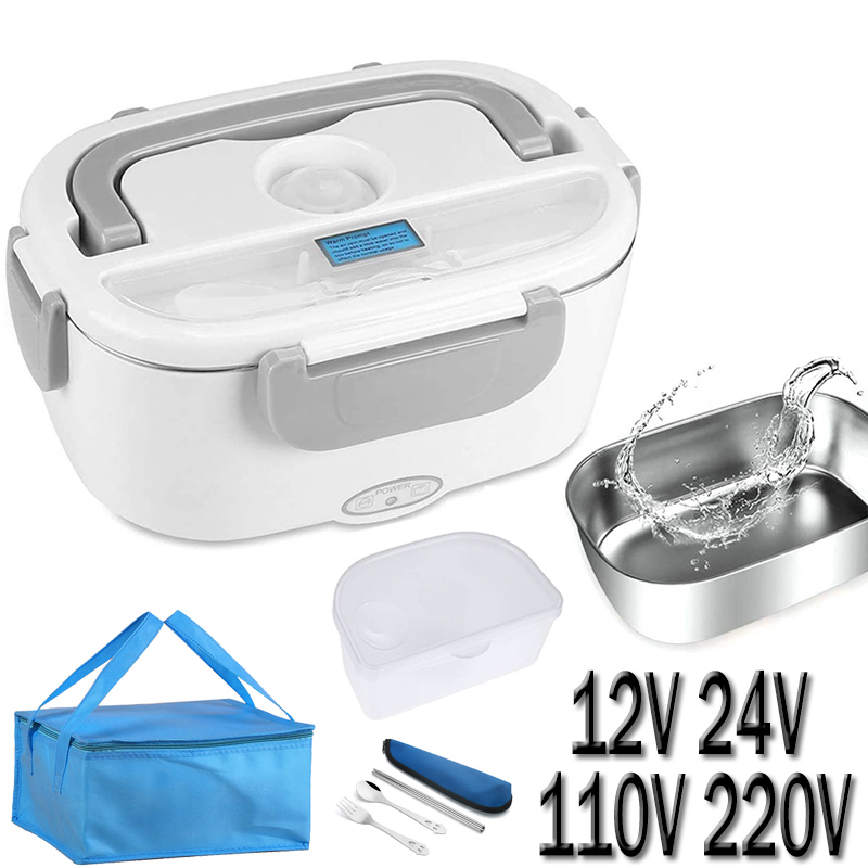 Portable Food Warmer - Edelstahl Elektrische Heizung Lunch Box 12V