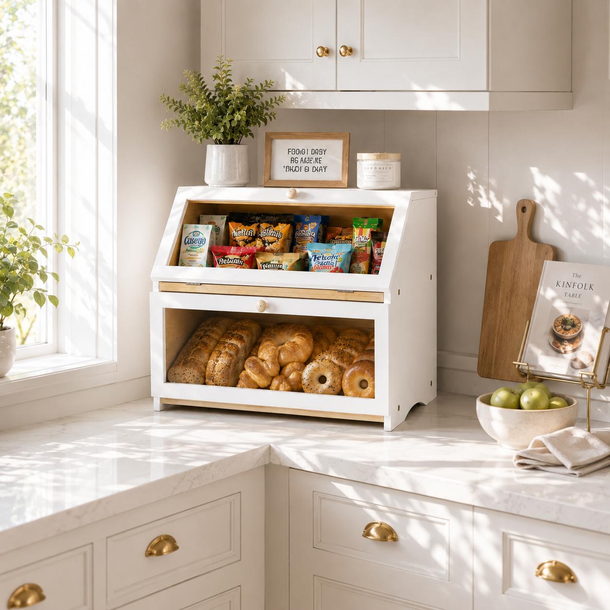 HOMEKOKO Doppelschichtige Brot – Food Storage Tank Bewertung und Preis