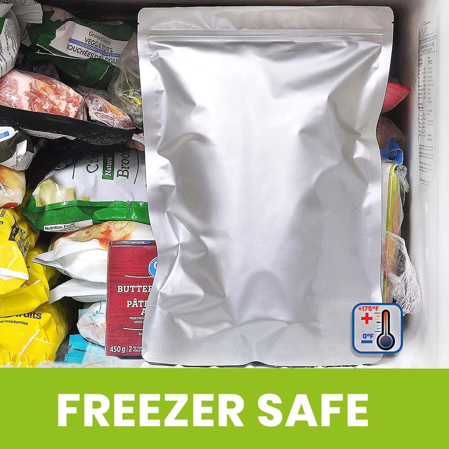 0,25/1/2,5/5 Gallonen Silberne – Food Storage Long Term Bewertung und Preis
