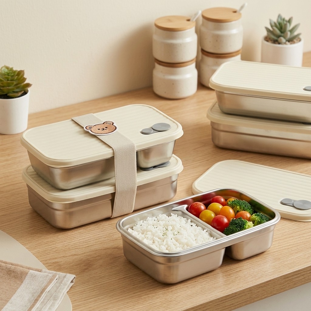 Edelstahl Bento-Box Metall-Lun – Food Storage 30 Years Bewertung und Preis
