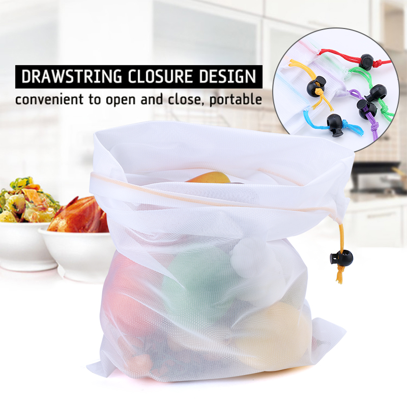 3/9/15 Stück wiederverwendbare – Produce Bag Reusable Mesh Bewertung und Preis