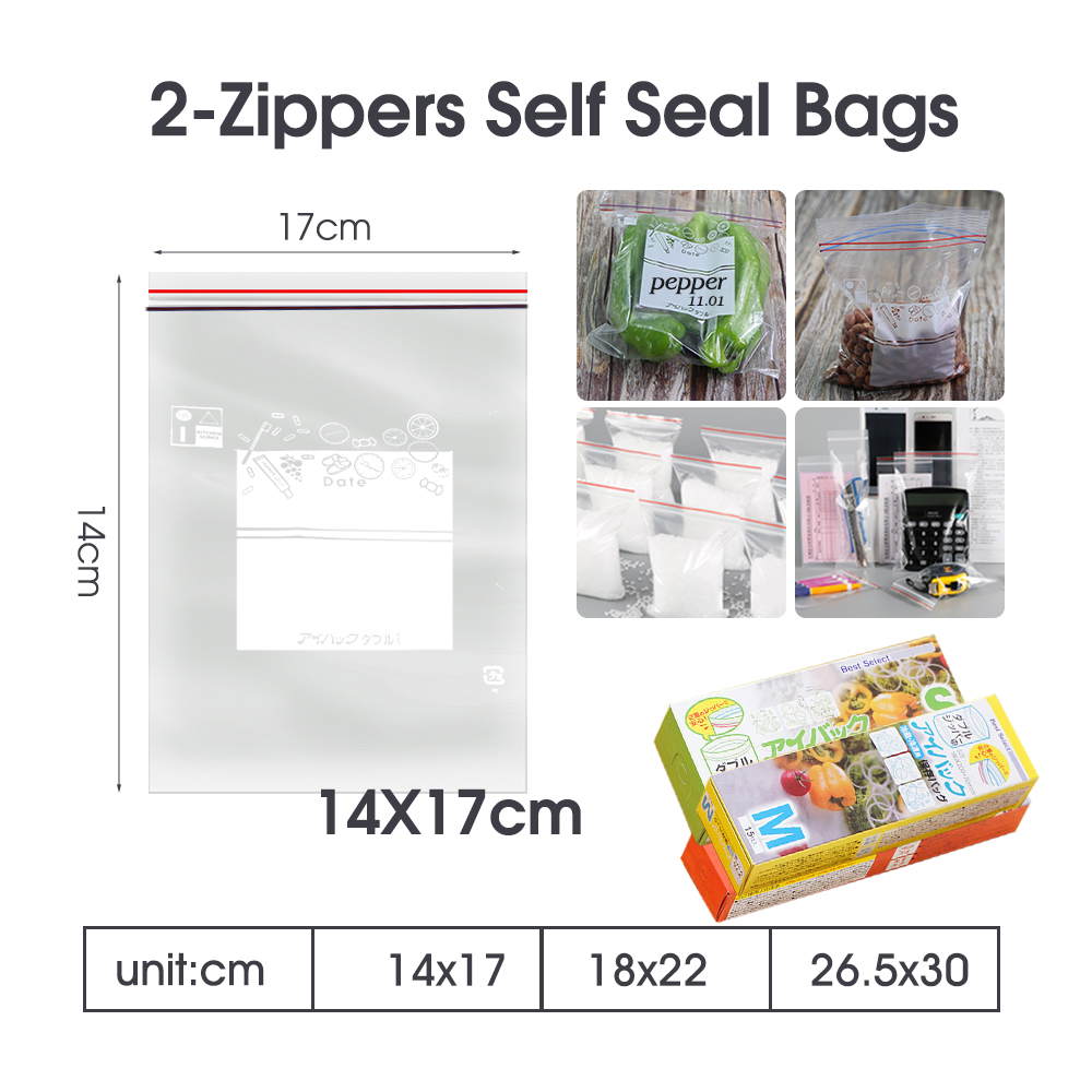 0,12mm dicke wieder versch lie – Food Storage Zip Bags Bewertung und Preis