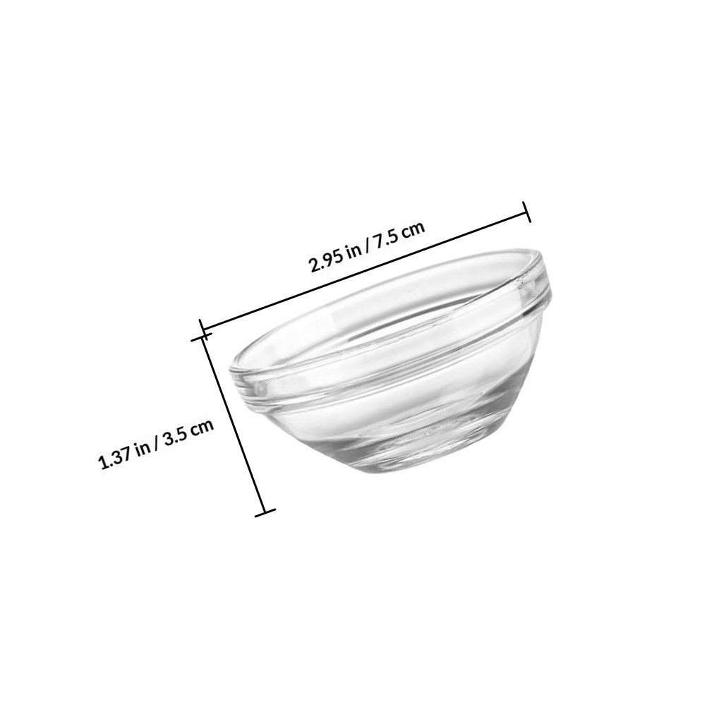 4 Stück Glas-Jelly-Schalen, ho – Food Storage Glass Containers Bewertung und Preis