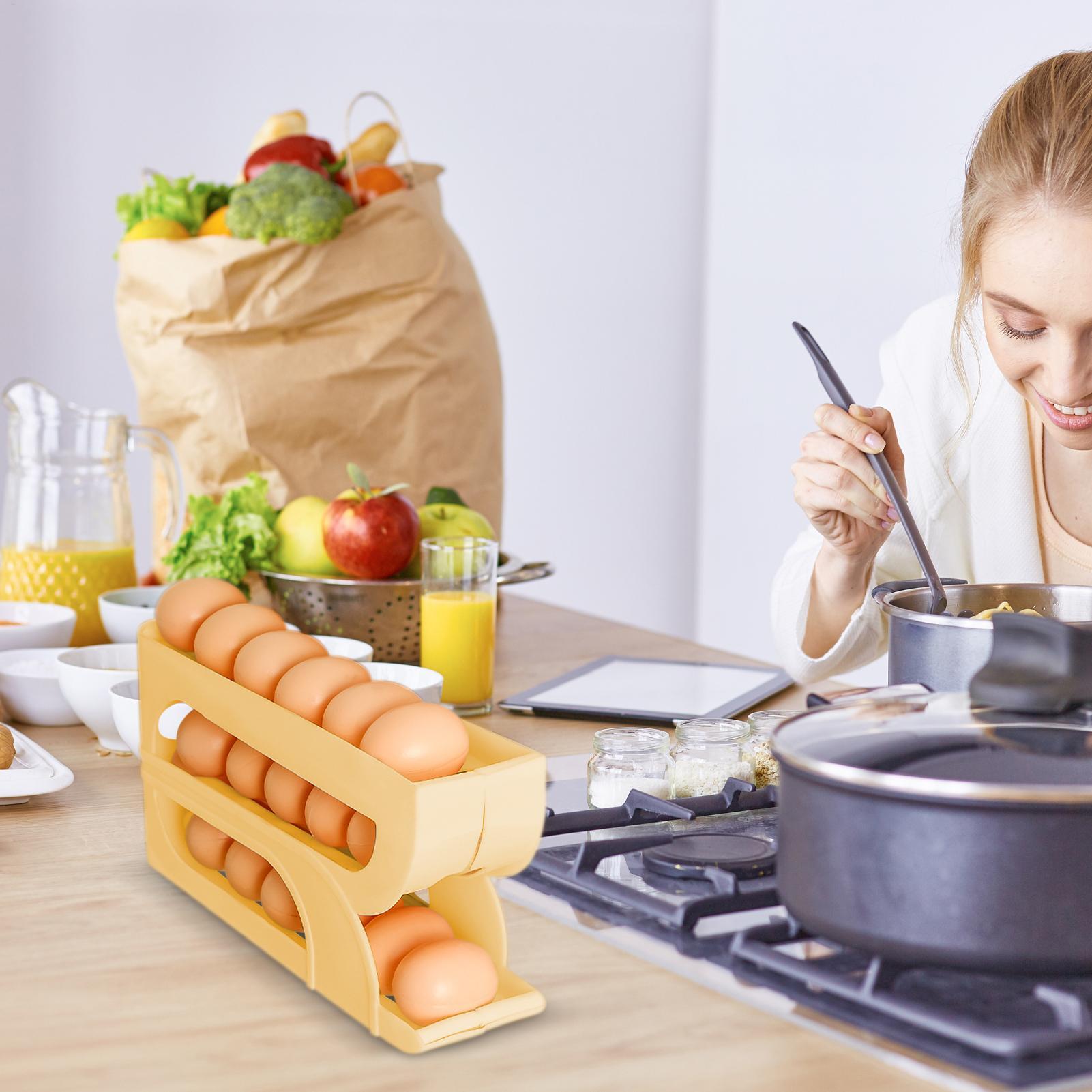 Automatischer Eierroller Neuer – Egg Storage Holder Bewertung und Preis