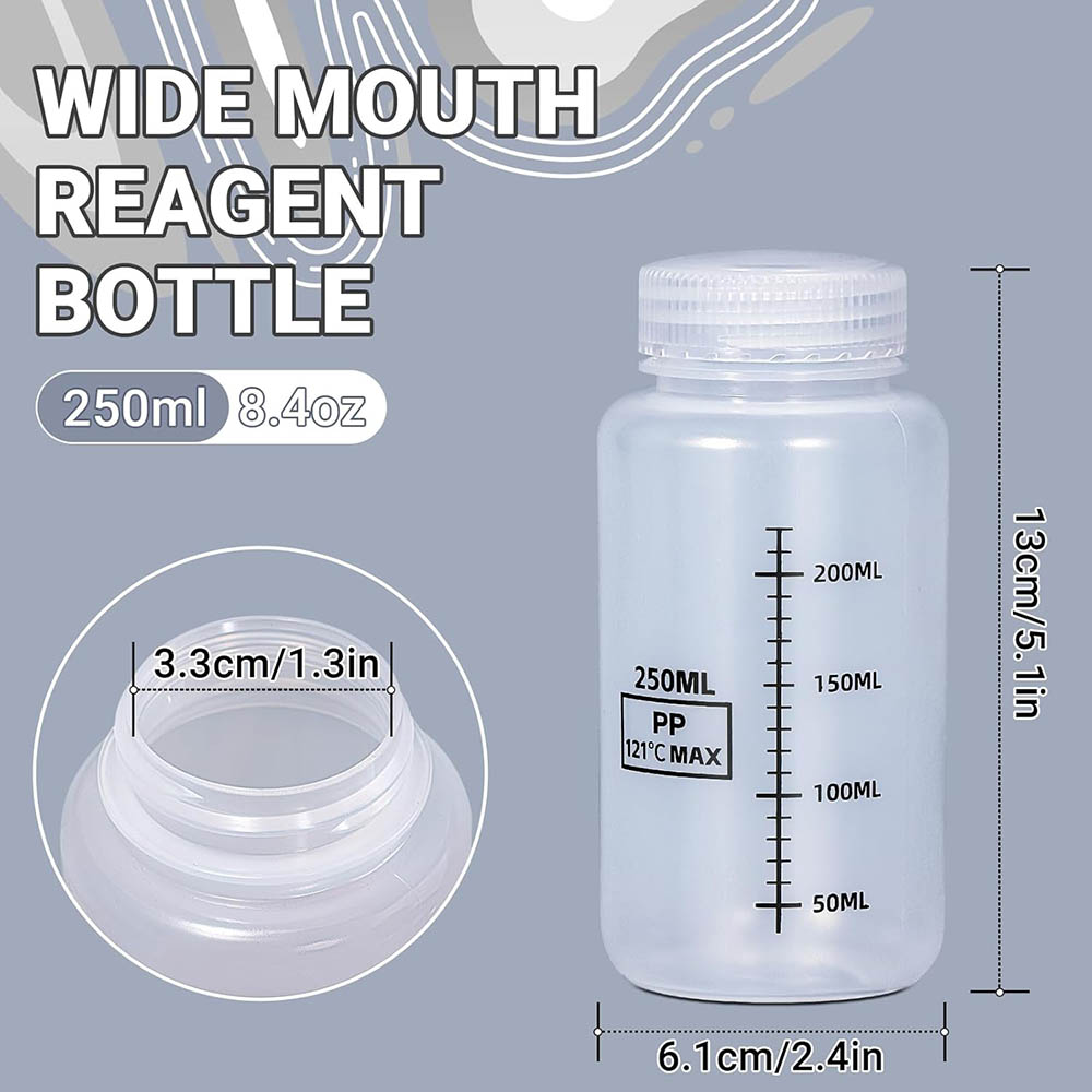 8oz/250ml Weithalsflaschen aus – Food Storage 30 Years Bewertung und Preis