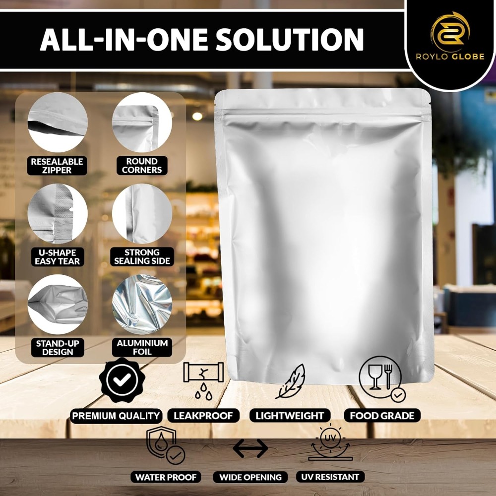 100 Stück 2-Quart-Mylar-Beutel – Food Storage Long Term Bewertung und Preis