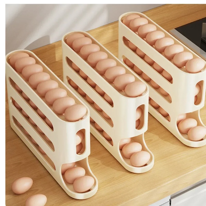 4-lagiger automatischer Eierha – Egg Storage Holder Bewertung und Preis