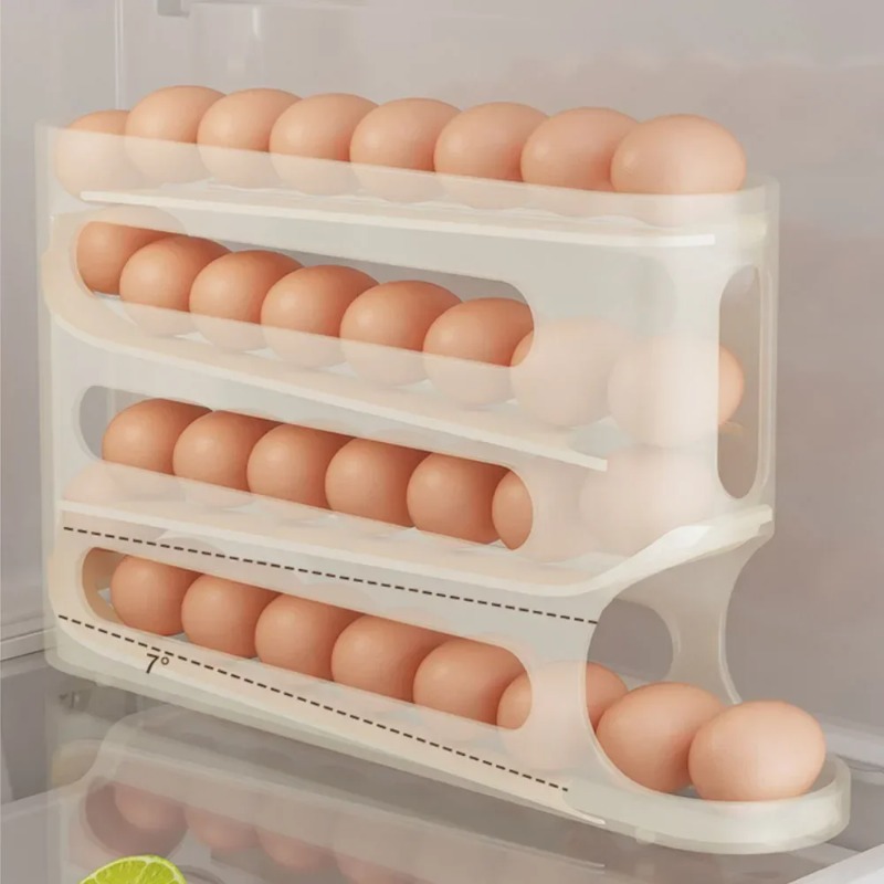 4-lagiger automatischer Eierha – Egg Storage Holder Bewertung und Preis
