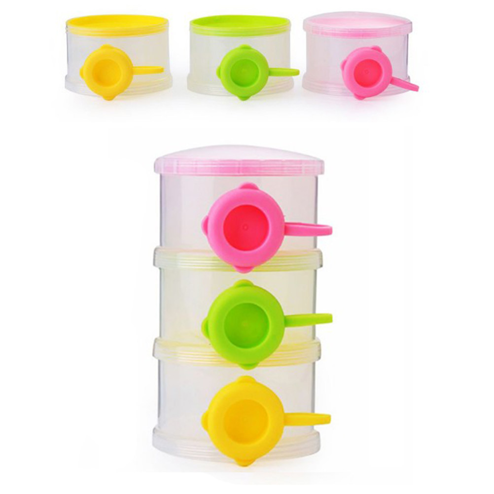 3-lagiger tragbarer Milchpulve – Food Storage Baby Bewertung und Preis