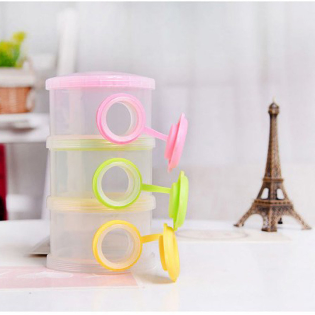 3-lagiger tragbarer Milchpulve – Food Storage Baby Bewertung und Preis