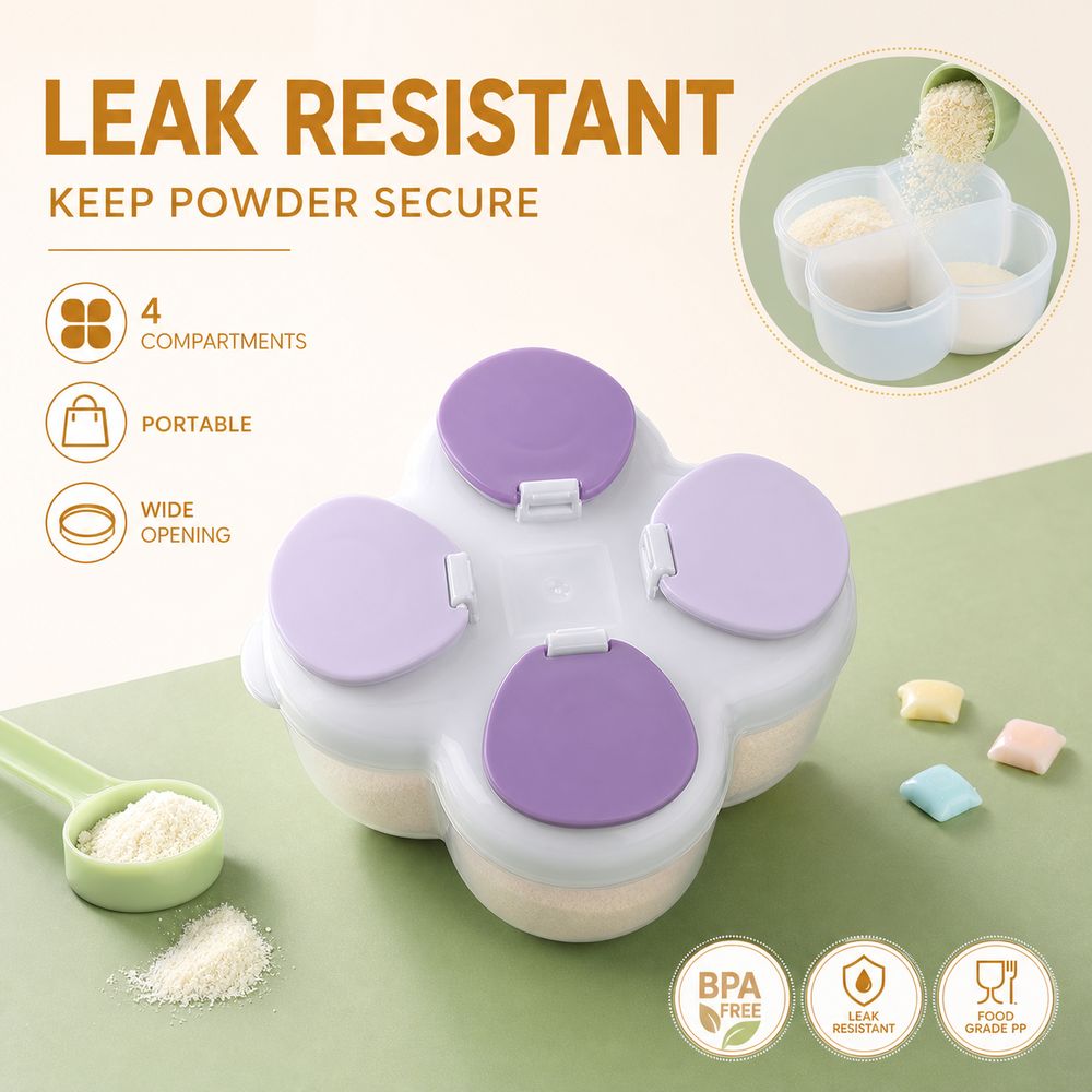 Unterteilter Formel-Dispenser  – Food Storage Baby Bewertung und Preis