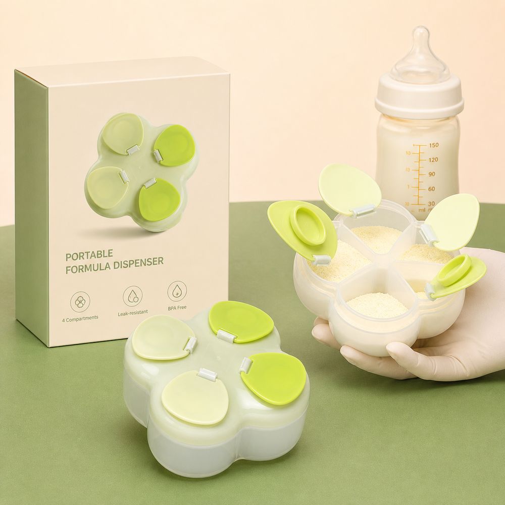 Unterteilter Formel-Dispenser  – Food Storage Baby Bewertung und Preis