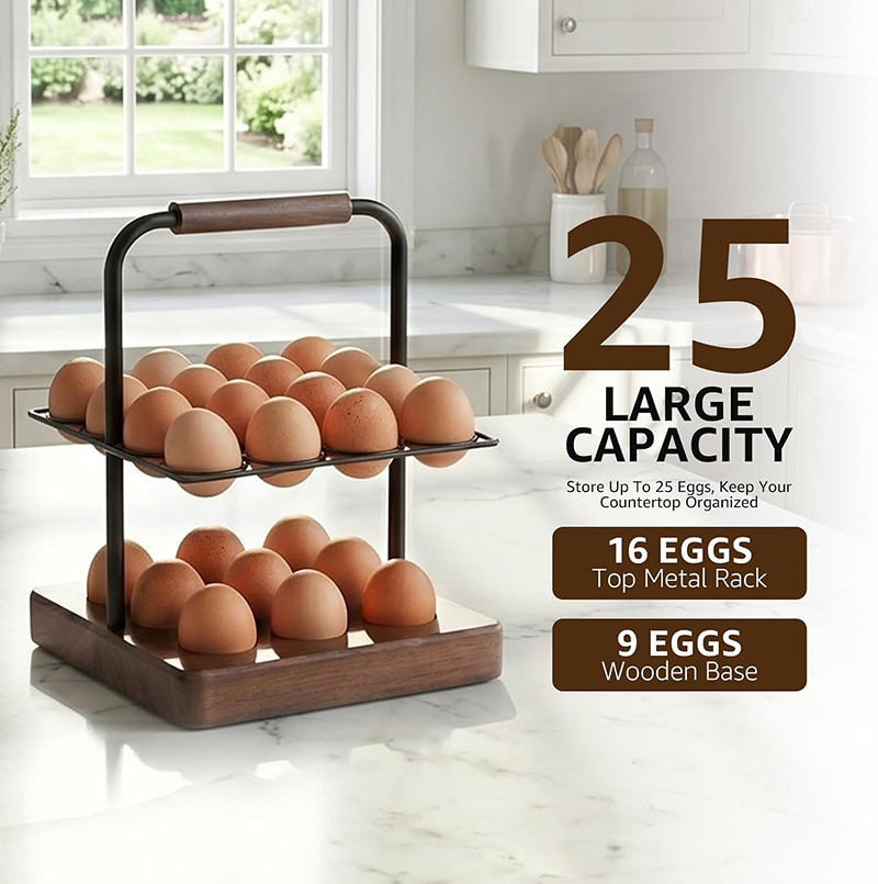 Farmhaus-Eierhalter für die Ar – Egg Storage Holder Bewertung und Preis