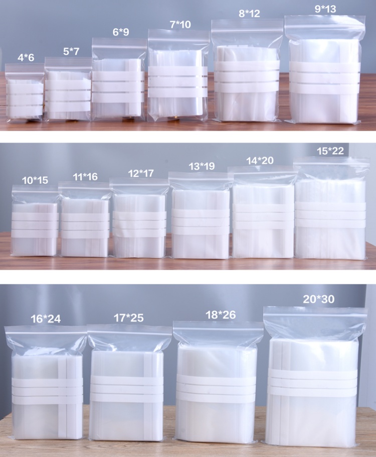 200 Stück PE Transparente Plas – Food Storage Zip Bags Bewertung und Preis