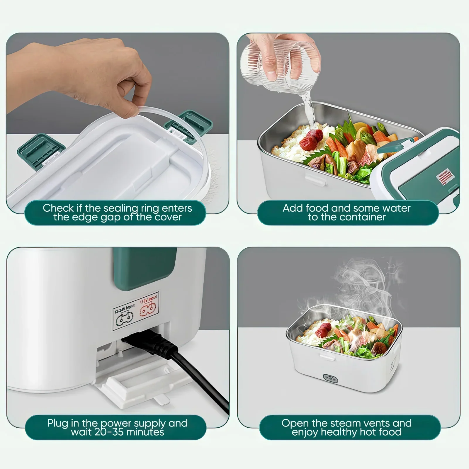 Elektrische Lunchbox, Speisenw – Portable Food Warmer Bewertung und Preis