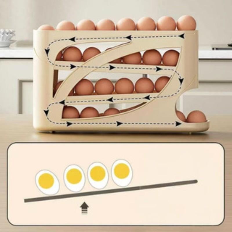 Rollender Eier-Spender für Küh – Egg Storage Holder Bewertung und Preis