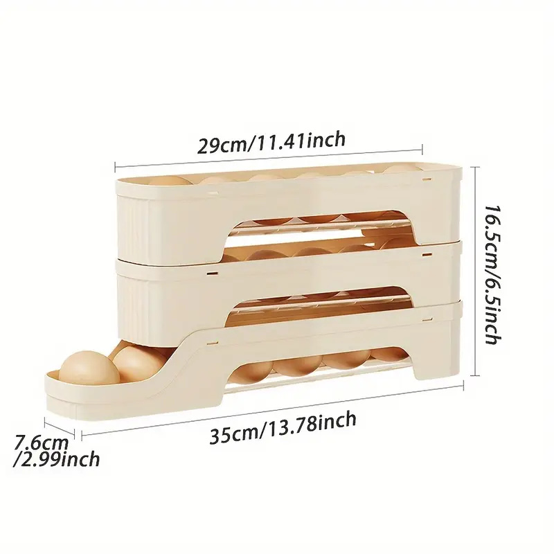 1 Stück abnehmbarer rollender  – Egg Storage Holder Bewertung und Preis