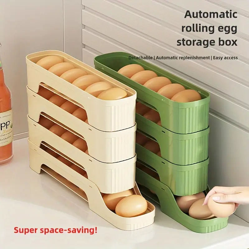 1 Stück abnehmbarer rollender  – Egg Storage Holder Bewertung und Preis