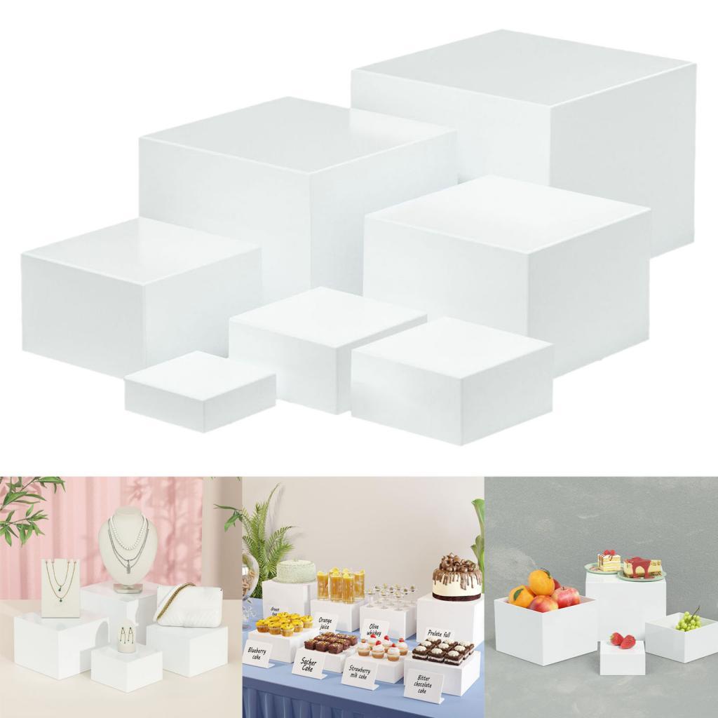 7-teilige Acryl-Würfel-Display – Food Storage On Table Bewertung und Preis