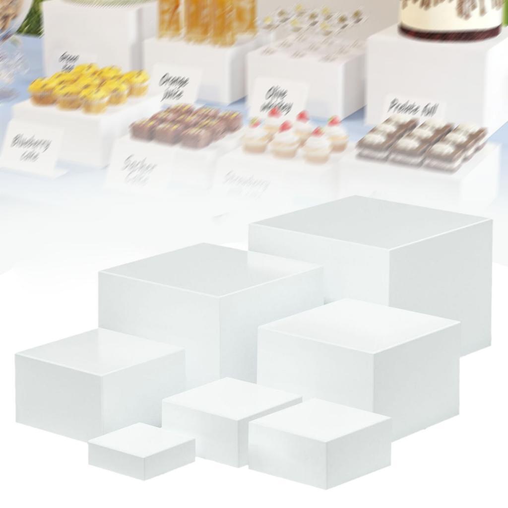7-teilige Acryl-Würfel-Display – Food Storage On Table Bewertung und Preis