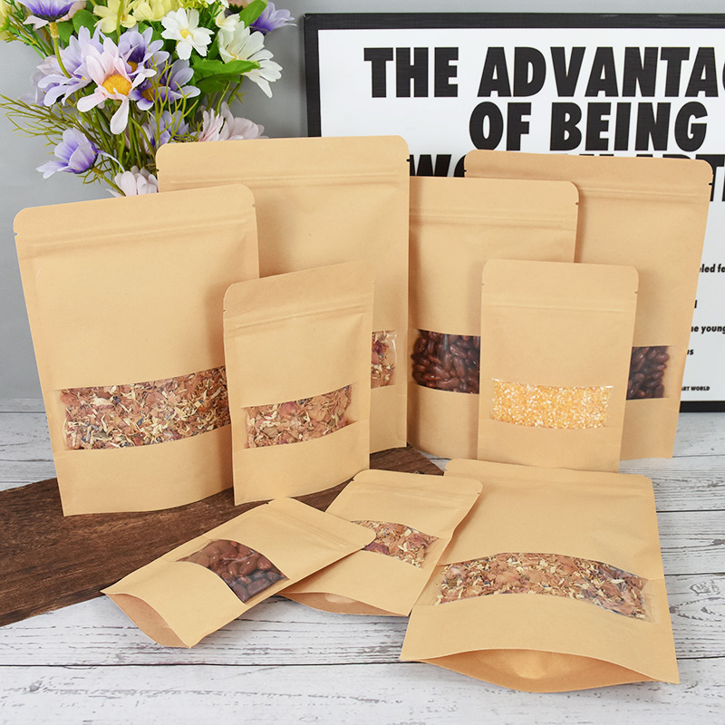 20/50 stücke Kraft Papier Zip- – Food Storage Zip Bags Bewertung und Preis