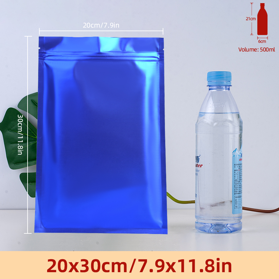 100 Stück matte blaue Folien-R – Food Storage Usa Bewertung und Preis