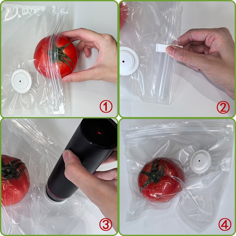 Neue wiederverwendbare Luft-Va – Food Storage Zip Bags Bewertung und Preis
