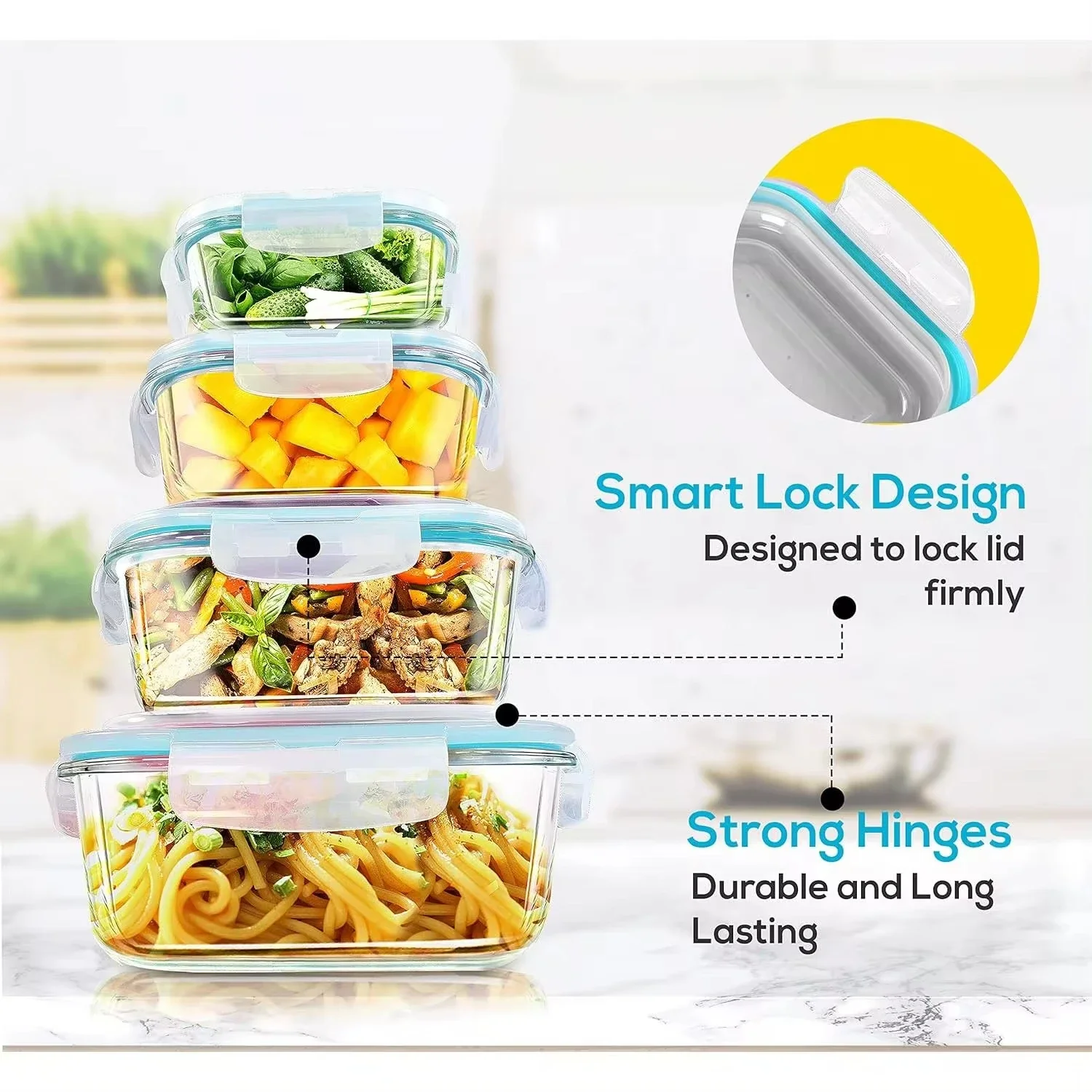 Lunchbox aus Glas, Aufbewahrun – Food Storage Glass Containers Bewertung und Preis