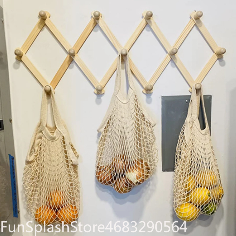 Handliche, faltbare Einkaufsta – Produce Bag Reusable Mesh Bewertung und Preis