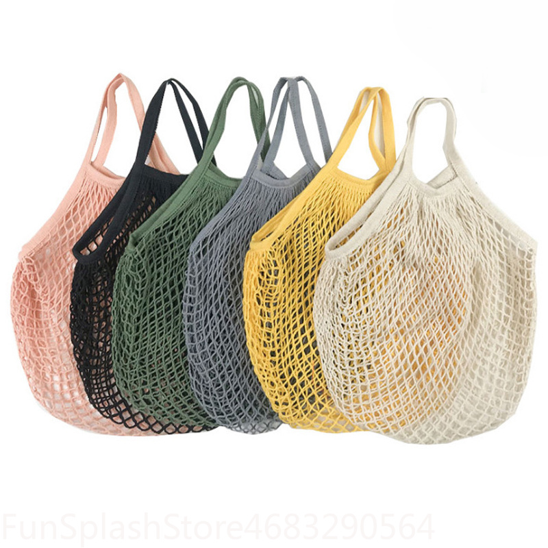 Handliche, faltbare Einkaufsta – Produce Bag Reusable Mesh Bewertung und Preis