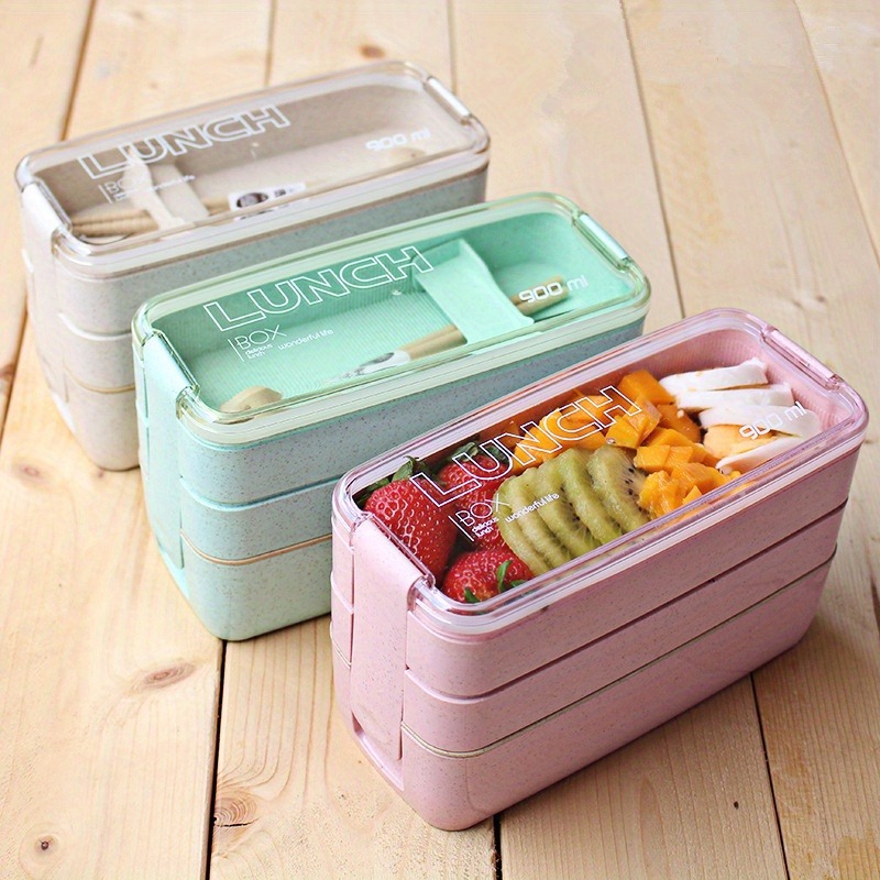 Tragbare Bento-Box, 3-lagige B – Food Storage 30 Years Bewertung und Preis